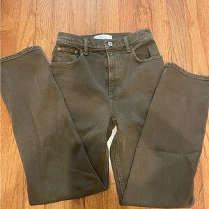 Abercrombie 90s ultra high rise straight jean size 00s 24s short